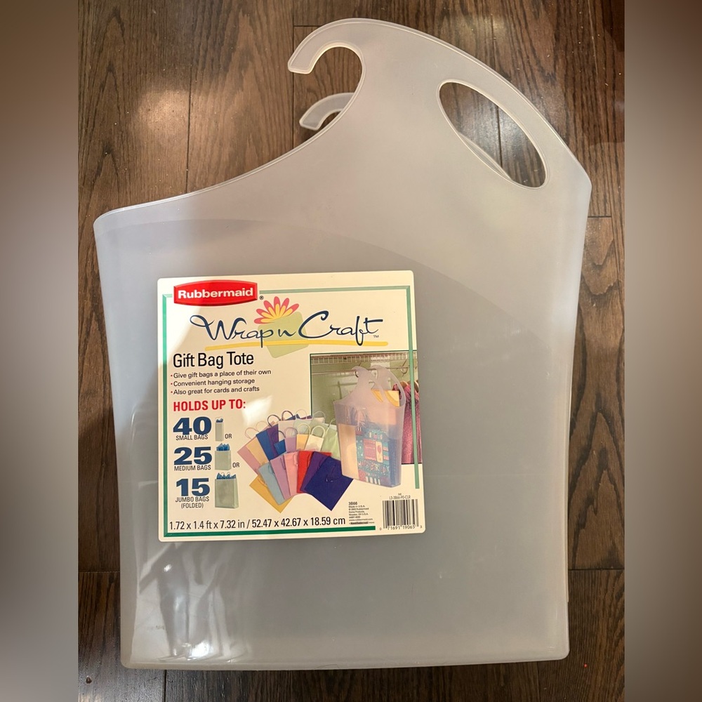 Rubbermaid Wrap n Craft Gift Bag Tote
